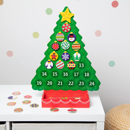 Melissa & Doug Calendario de Adviento de Madera