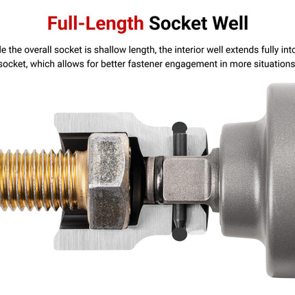 TEKTON 3/4 Inch Drive x 17 mm 6-Point Impact Socket | SID32117