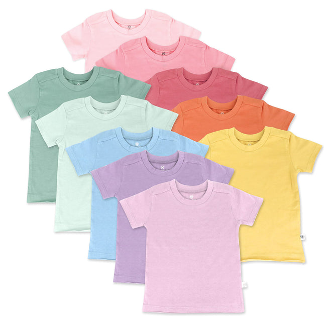 HonestBaby Multipack Short Sleeve T-Shirt Tee 100%