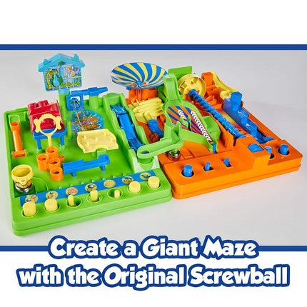 TOMY Screwball Scramble Level 2 Retro Children's Preschool Action Board Game, Puzzle Family Game, Kids Game For 5, 6, 7, 8 & 9 Year Old Boys & Girls