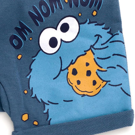 Sweat à capuche et short en molleton « Cookie Monster » de Rue Sésame, pour nouveau-né et enfant en bas âge, bleu, Cookie Monster, 2T