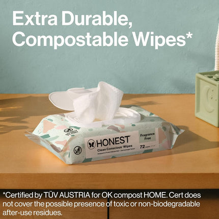 Toallitas de tela Honest Company totalmente naturales (288 unidades en total) por Honest