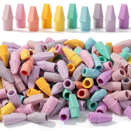 Mr. Pen- Pencil Erasers Toppers, 500 Pack, Colorfu