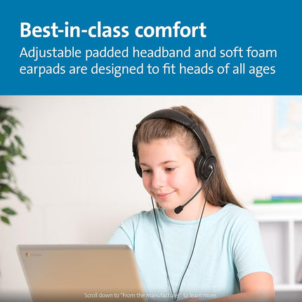 Kensington Wired USB Stereo Headset with Noise-Cancelling Microphone