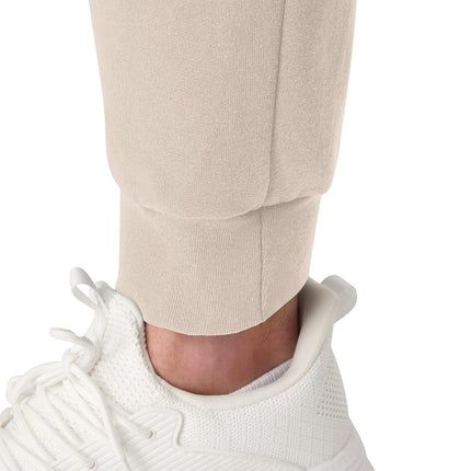 Hanes EcoSmart Jogger Sweatpants, Men's Midweight Fleece Lounge Pants, 30.5", Sand, Large