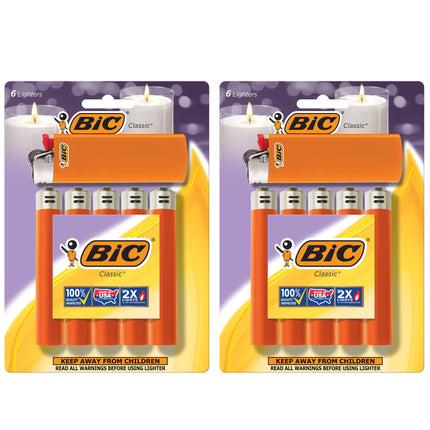 BIC Classic Lighter, Orange, 12-Pack (Packaging Ma