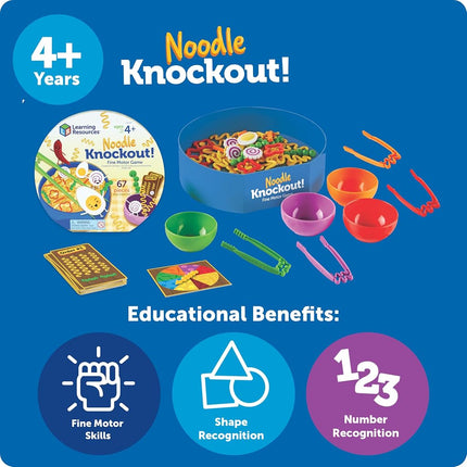 Learning Resources Noodle Knockout! Fine Motor Game