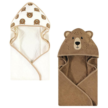 Hudson Baby Unisex Baby Cotton Animal Face Hooded 