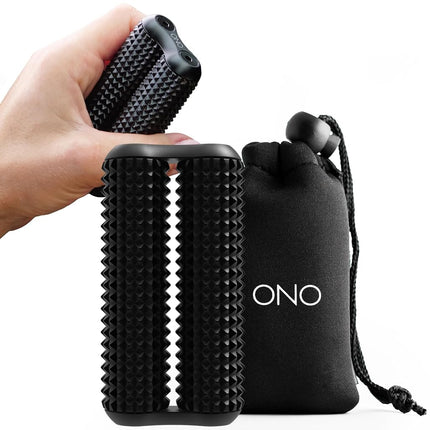 ONO Roller - Handheld Fidget Toy for Adults | Help Relieve Stress, Anxiety, Tension | Promotes Focus, Clarity | Compact, Portable Design (Acupressure, Full Size - Aluminum)