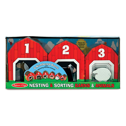 Graneros y animales apilables y clasificables Melissa & Doug