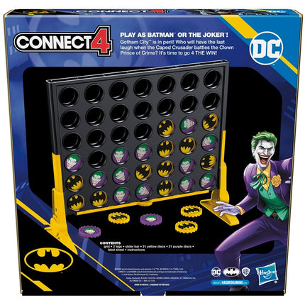 Connect 4 Batman Game | Batman-Themed 4 in a Row Game | Ages 6 and Up| For 2 Players | Strategy Board Games for Kids and Families (Amazon Exclusive)