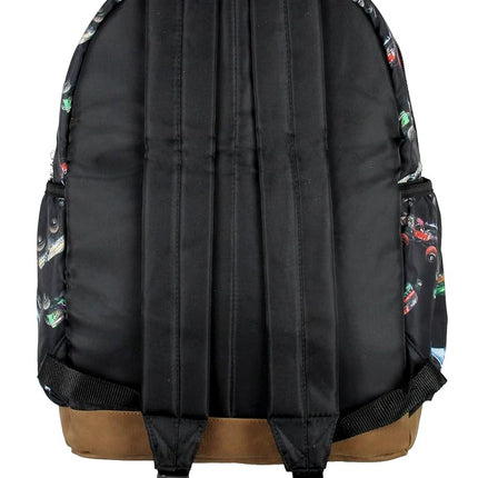 INTIMO Monster Jam Trucks Dragon Zombie Grave Digger Megalodon All Over Print Backpack Black, One Size