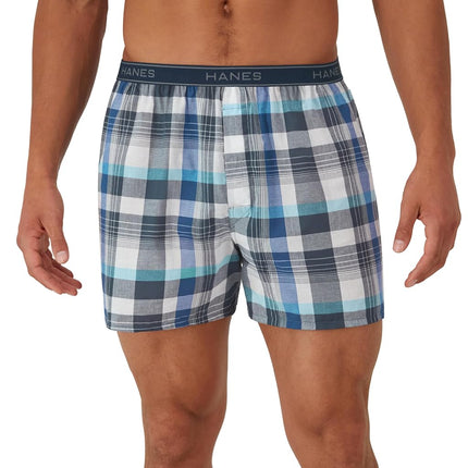 Hanes Men's Hanes Men's Woven Boxers, 6 Pack Boxer Shorts, Pack - Assorted, M UK
