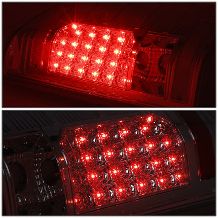 DNA MOTORING TL-CSIL07-LED-CH-SM Conjunto de luces traseras LED lado del conductor y del pasajero [Compatible con Chevy Silverado 1500 2500 HD 3500 HD de 07-14]