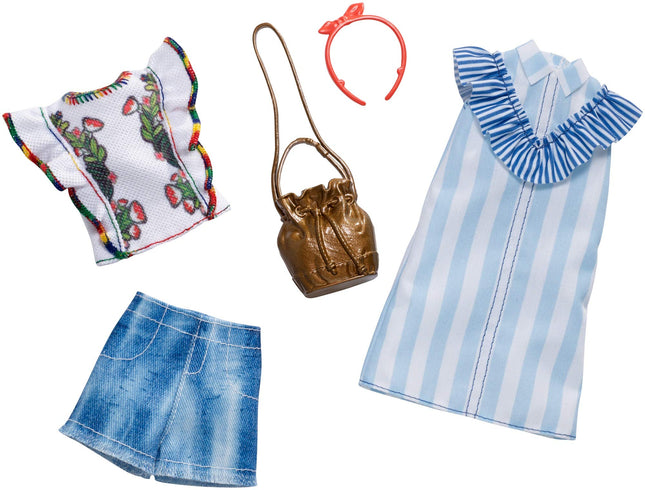 Barbie Floral Pinstripes Fashion Pack