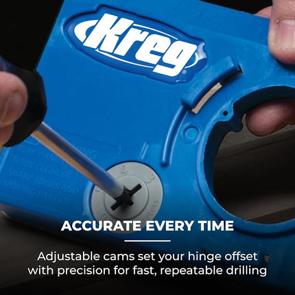 Kreg KHI Concealed Hinge Jig, Blue