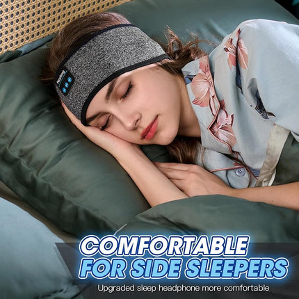 Perytong Sleep Headphones Headband with HD Speakers - Noise Cancelling, For Side Sleepers, Workout, Jogging, Yoga
