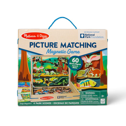 Melissa & Doug National Parks Wooden Picture Matching Magnetic Game - FSC Certified