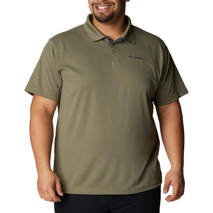 Columbia Men's Utilizer Polo Polo Shirt, Stone Green, Size L
