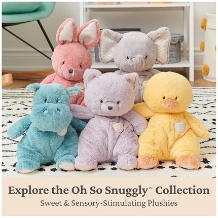 Baby GUND Oh So Snuggly Kitten Large Plush Stuffed Animal for Babies and Infants, Lavender, 12.5”