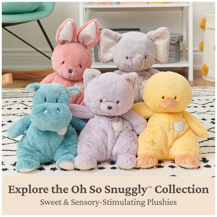 GUND Baby Oh So Snuggly Lapin Grande Peluche pour Bébés et Nourrissons, Rose Poudré, 31,75 cm