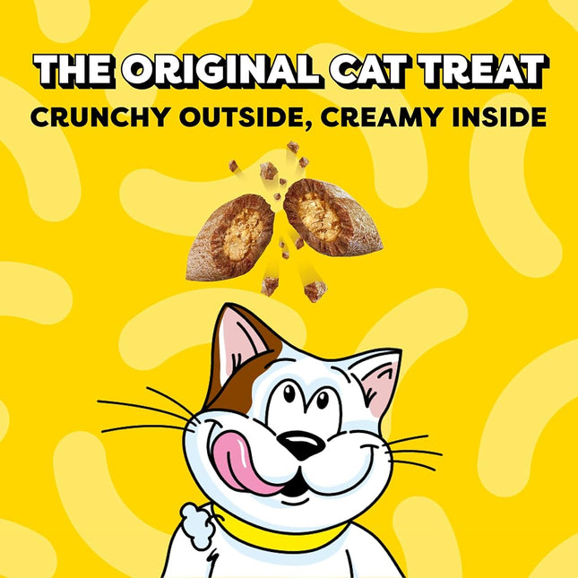 TEMPTATIONS Classic Crunchy and Soft Cat Treats Savory Salmon Flavor, 16 oz. Tub