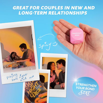 Let’s Get Deep® Date Night Dice by Relatable, Roll for 200+ Unique Date Night Ideas, Gifts, and Wedding Gifts for Couples, Includes 4 Custom Dice and Instructions, Designed for Couples Ages 18+
