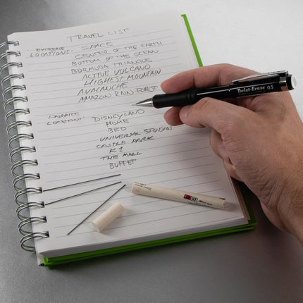 Pentel Super Hi-Polymer Lead 0.5 mm Mechanical Pencil, Fine, 2B, Box of 12 (C525-2B)
