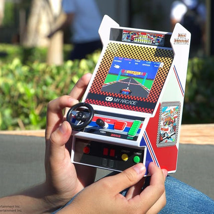MyArcade DGUNL-7022 Racing Player Pole Position Portable Retro Arcade