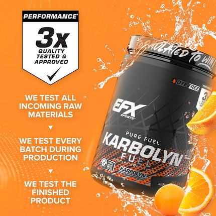 EFX Karbolyn Fuel Perormance Carb, 1kg, Orange