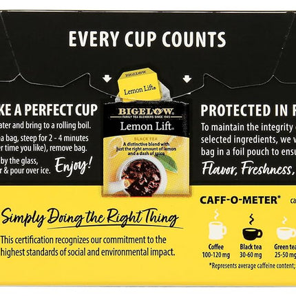 Bigelow Tea Lemon Lift Tea, 20 ct