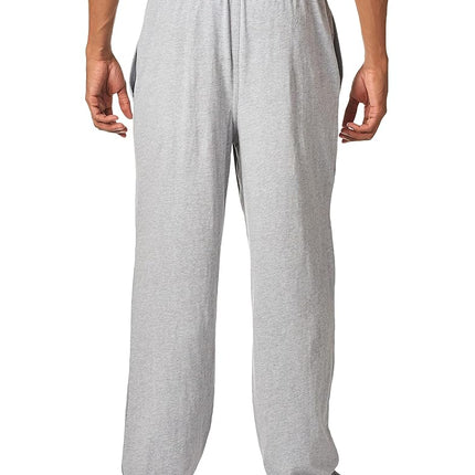 Fruit of the Loom Mens Jersey Knit Pyjama Bottoms, Light Grey Mottled (Pack of 1), 4X