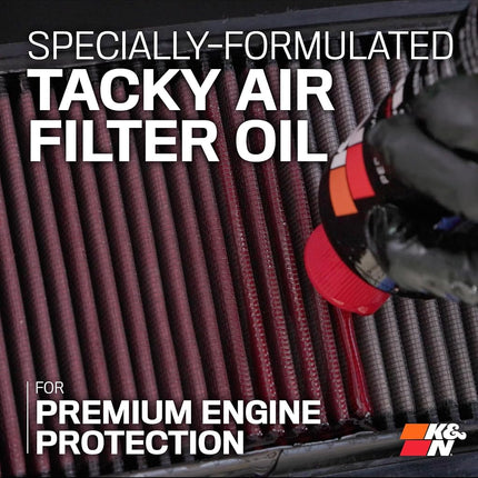 K&N 99-0533 Air Filter Oil - 8 oz. Squeeze