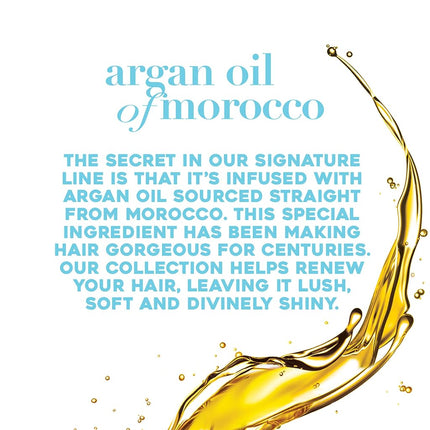 OGX Renewing + Argan Oil of Morocco Hydrating Hair Conditioner, Cold-Pressed Argan Oil to Help Moisturize, Soften & Strengthen Hair, Paraben-Free with Sulfate-Free Surfactants, 25.4 Fl Oz (Pack of 4)