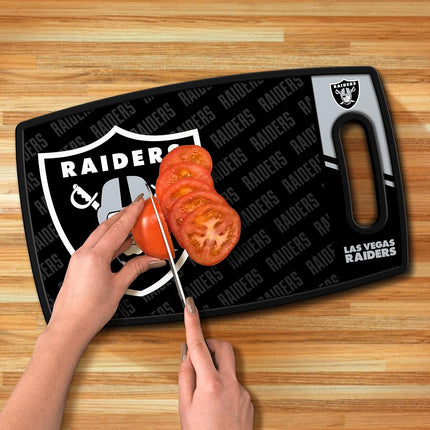 YouTheFan NFL Las Vegas Raiders Logo Series Cutting Board