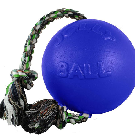 Horsemen's Pride Romp-n-Roll Jolly Ball, 6-Inch, Blue