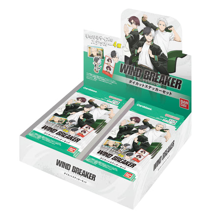 BANDAI Wind Breaker Die-Cut Sticker Set (Pack Box)