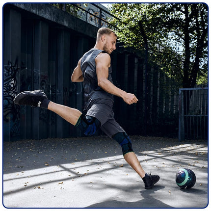 BAUERFEIND knee support Knee Support with silicone ring, Can be worn on both the right & left knee