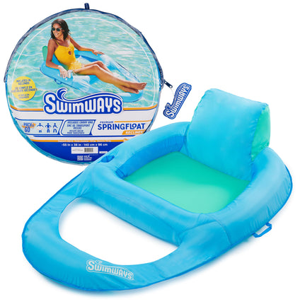 SwimWays Spring Float Premium Recliner Pool Lounge