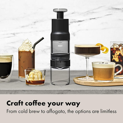 OXO Brew Rapid Brewer Portable Coffee Maker, Hot and Cold