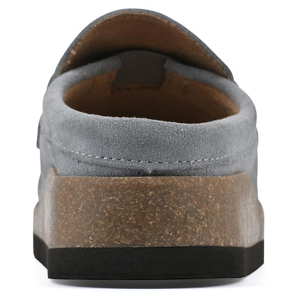 WHITE MOUNTAIN Women's Brinlee Mule, Blue Raspberry/Suede, 9 UK