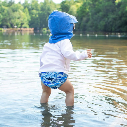 green sprouts - Swim Nappy - Blue Undersea - 6mo (3-6 months)
