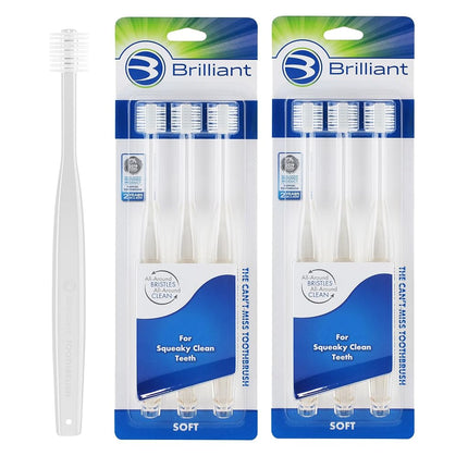 Brilliant Soft Bristle Toothbrush for Adults - Rou