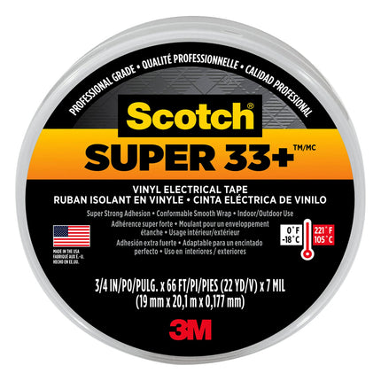Scotch 6132-BA-10 Super 33+ Vinyl Electrical Tape.
