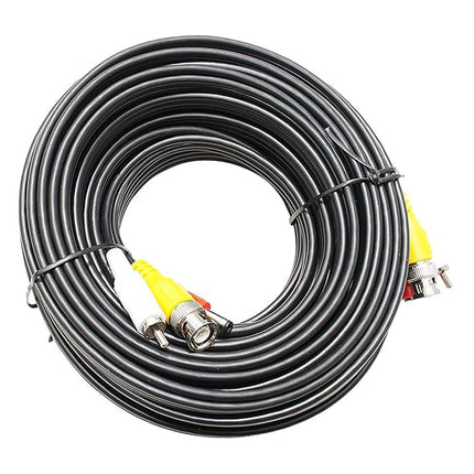 SPT Security Systems Premade Premium Siamese Power, Video & Audio Cable (Black) - 50' - 93-VP50B3-2