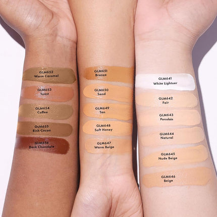 L.A. Girl Pro Coverage Liquid Foundation, Warm Caramel, 0.95 Fl Oz