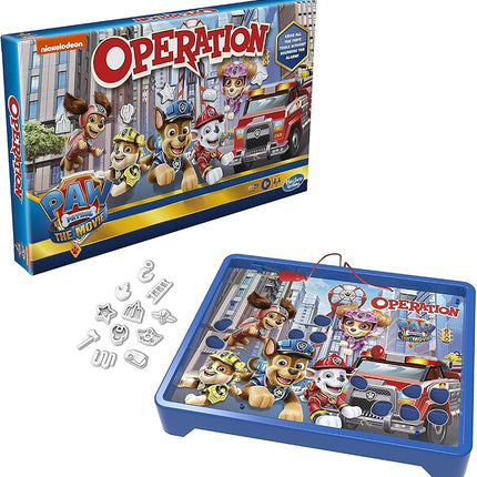 Operation Game: Paw Patrol The Movie Edition Board Game for Kids Ages 6 and Up, Nickelodeon Paw Patrol Game for 1 or More Players