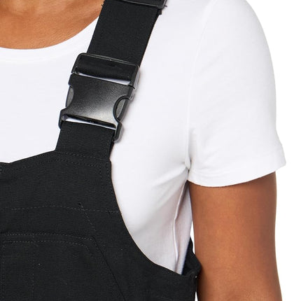 Dickies Peto de esquí térmico de ajuste regular para mujer - P, Negro V1, XS