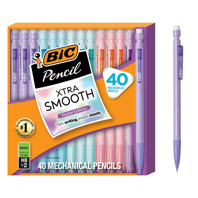 BIC Xtra-Smooth Pastel Mechanical Pencils with Era