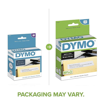 DYMO 30330 addressing label - addressing labels (White, 0.75" - 2")